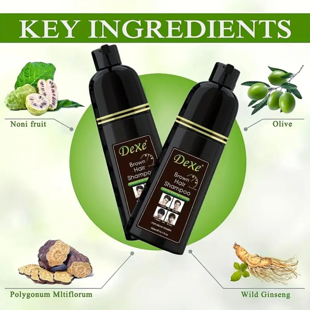 Dexe Brown Hair Shampoo - Image 6