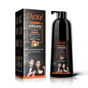 Dexe Argan Natural Black Hair Color Shampoo