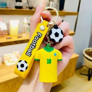 World Cup Football Neymar Jersey Keychain
