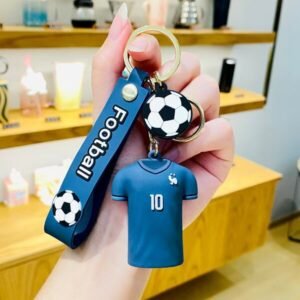 World Cup Football Mbappe Jersey Keychain