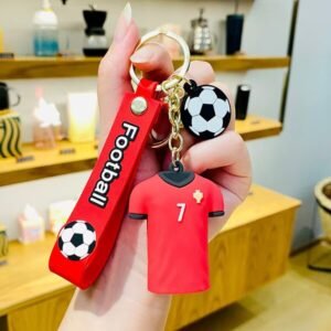 World Cup Football Ronaldo Jersey Keychain